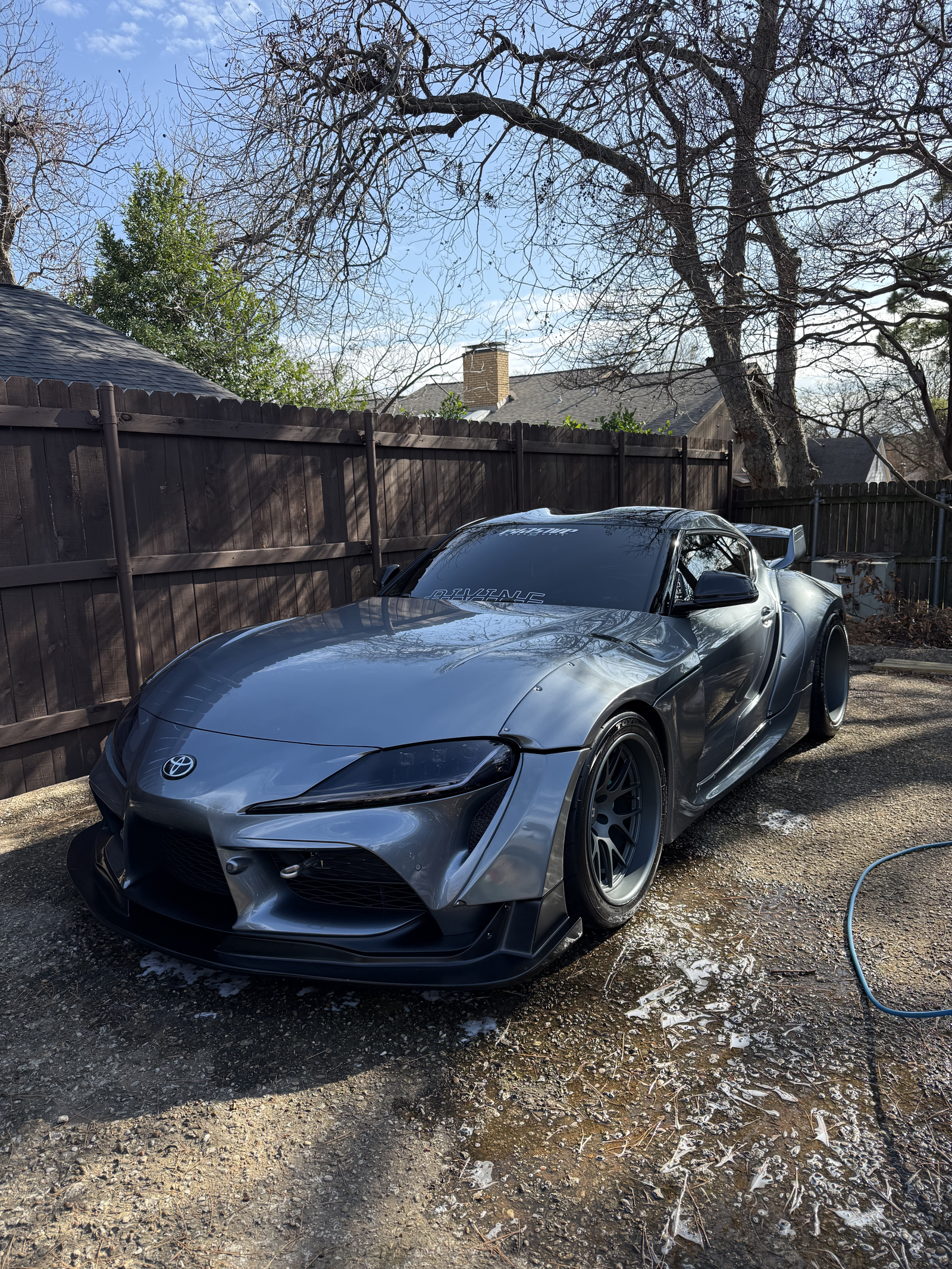 Gray GR Supra ceramic coated by CG's DFW