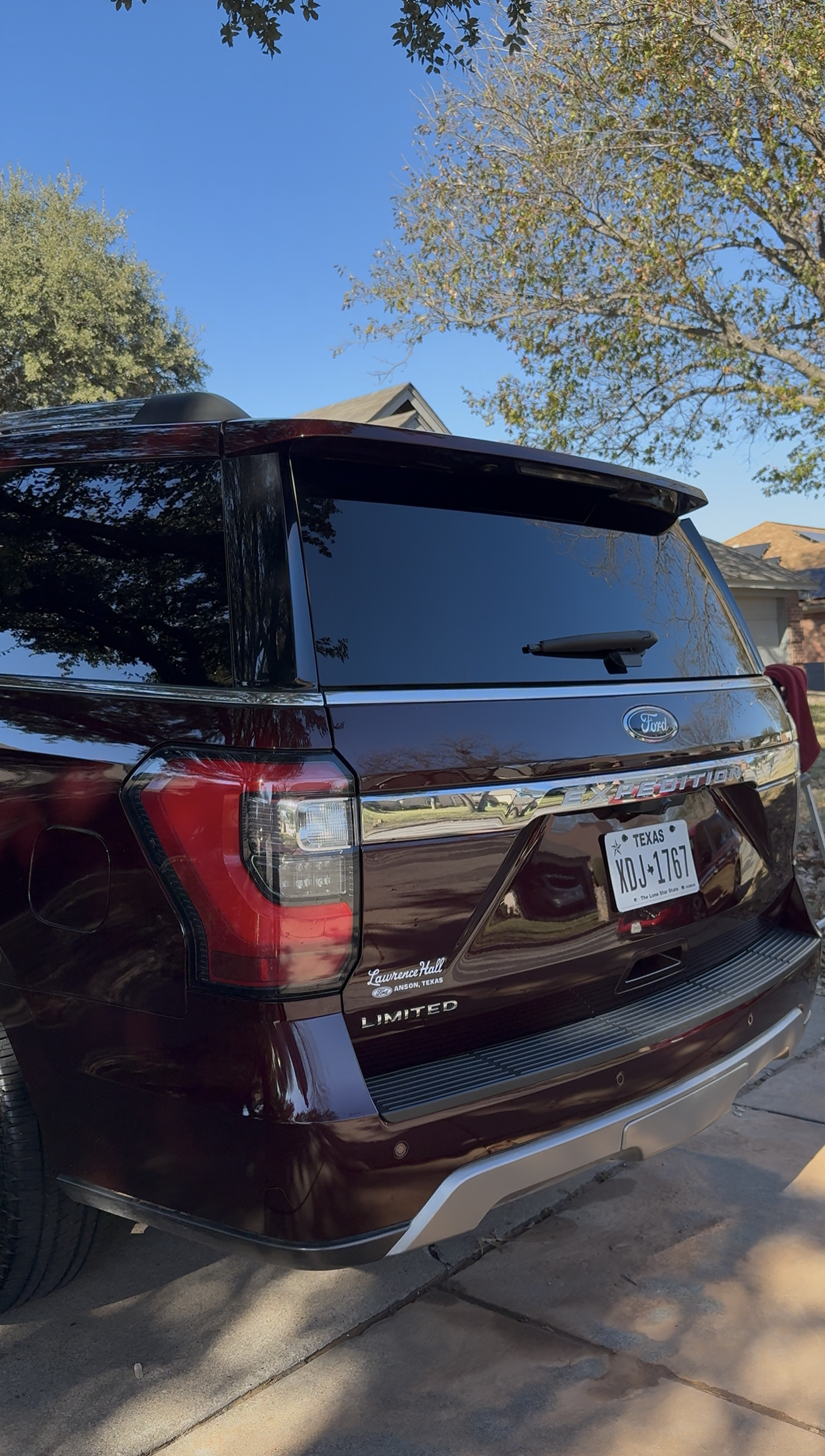 Ford Expedition after full detail clean DFW